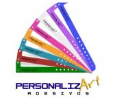 Pulseiras de Identificação PVC (Preto e Branco) 100 Unidades
